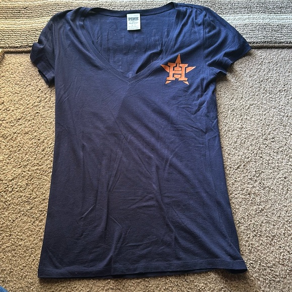 PINK Victoria's Secret Tops - Houston Astros v-neck light weight shirt